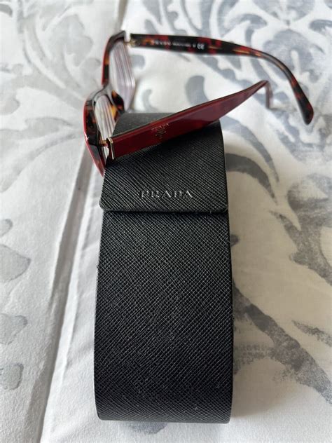 Prada PR 15XV Women's Eyeglasses Red/Havana 53.